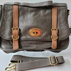 Fossil leather briefcase